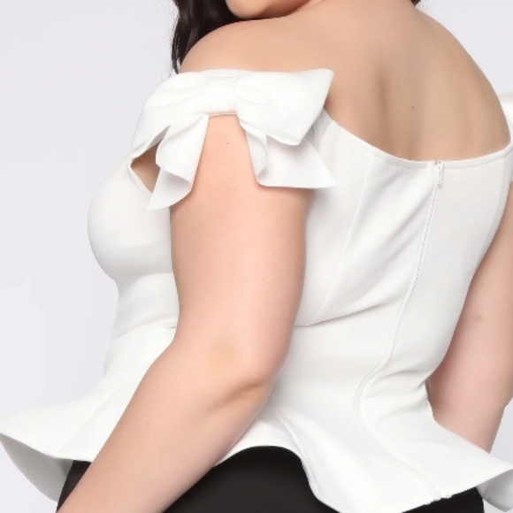 Peplum off shoulder from Fashion Nova - Picture 4 of 8